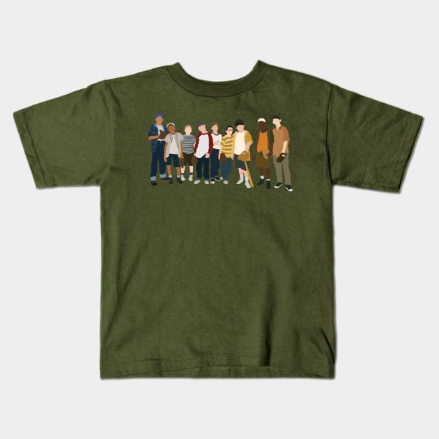 The Sandlot Gang Kids T-Shirt by mshelffo